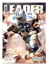 HOF'er EMMITT SMITH Cowboys 1992 Skybox High Impact LEAGUE LEADER Card #308