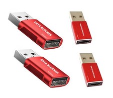 Data Blocker USB A  USB C Data Blocker for Any USB C Mobile Phone Quick Char...