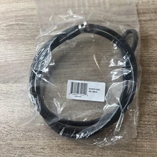 Weatherproof Security Cable 5' Long Black Anti Theft Coil Device SBSC01