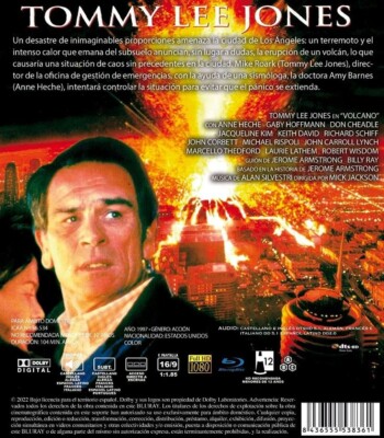 VOLCANO (1997) Tommy Lee Jones Blu-Ray NEW (Spanish Package