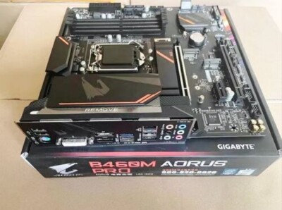 Gigabyte B460M AORUS PRO Motherboard Intel B460 LGA 1200 DDR4 HDMI