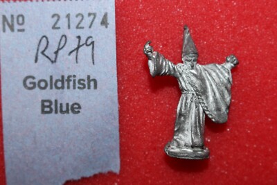 Ral Partha 98-006 Wizard Casting Spell Metall Figur Fantasy 1979 ADD Adventurer