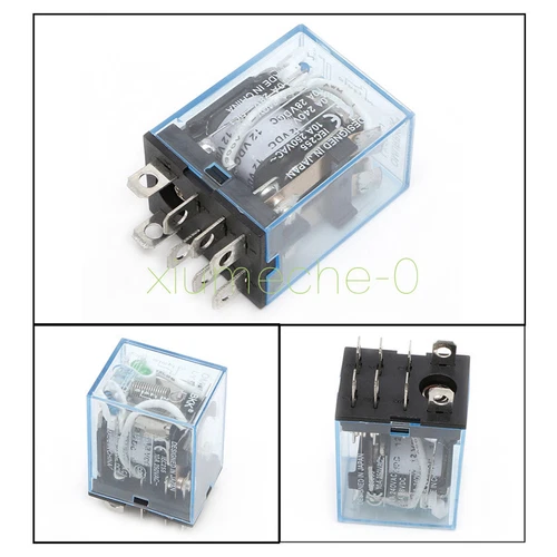 12V Small Relay LY2NJ DC 10A 8PIN Coil DPDT W