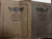 The VOICE 1924 Assembly Institute Songbook / J W Yoder - Hall Mack Lot of 2 P13