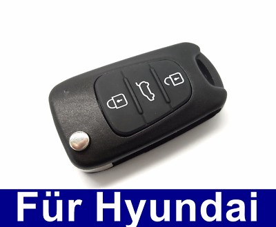 3Tasten Ersatz Klappschlüssel Gehäuse für Hyundai i10 i20 i30 ix35 ix20 Elantra