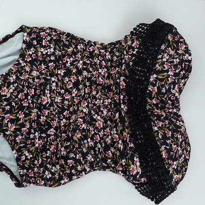 Floral Medium Coverage One Piece Kona Sol Size XS 0-2
