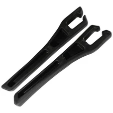 2PCS Car Seat Gap Filler Console Fill Strip Spacer Universal Holster Blocker Pad