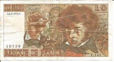 FRANCE 10 FRANCS 06/02/1975
