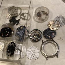 Seiko 7T32A and 7T36A chronograph parts, for spare parts