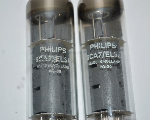 matched pair 6ca7/el34 philips Tube made in honlland Test with TV-7D/U - Picture 2 of 6