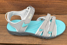 TEVA BIG KIDS TIRRA SPORT STRAPPY SANDALS - DRIZZLE BRIGHT TEAL - US SZ 13 - NEW