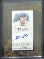2016 Topps Allen and Ginter Mini Framed Autograph #AGA-BS Blake Snell
