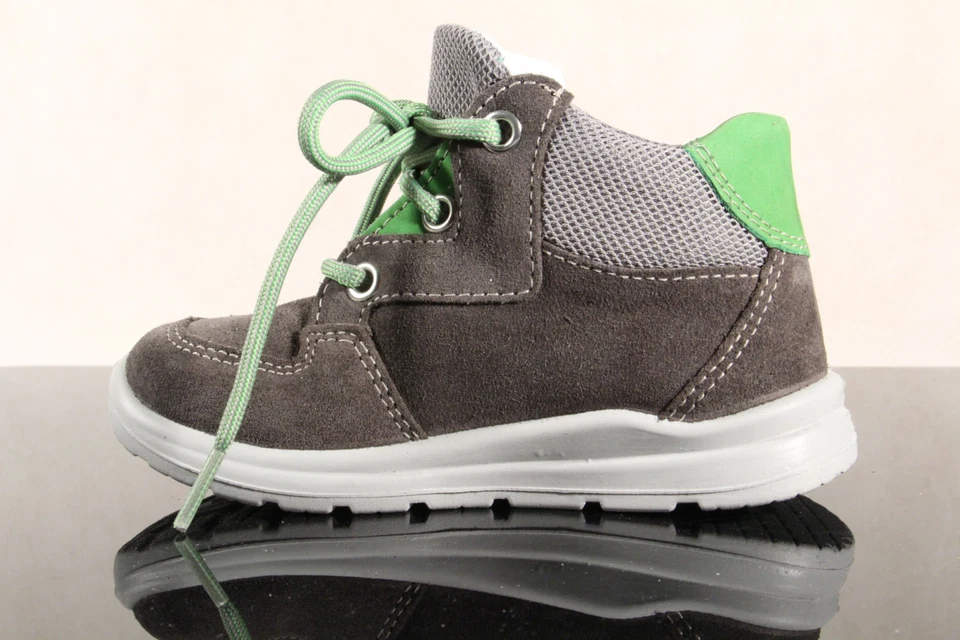 Botas Superfit Boys LL cinza/verde couro palmilha 00324 novas!!! - Imagem 3 de 4