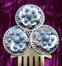 Vintage hair comb peineta Spanish mantilla style  AAC  NO US IMPORT TAX