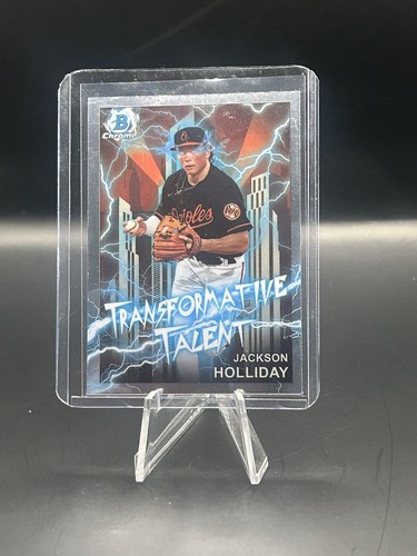 2023 Bowman Draft Chrome Jackson Holliday Transformative Talent #TT-5 Orioles - Picture 3 of 3