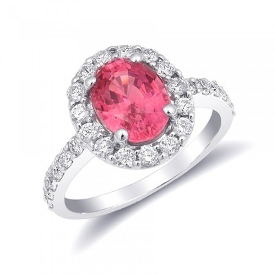 Spinel Ring Gold Natural Tanzanian Spinel 2.36 carats Exclusive Engagement Ring