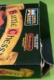 Battle Chess (NES,  1990)  BOX ,MANUALS, INSERT STYROFOAM & SLEEVE 