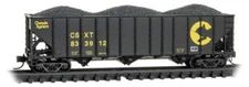 Micro Trains N Scale ~ CSX #833912 100-Ton 3-Bay Ribside Open Hopper ~ 10800441