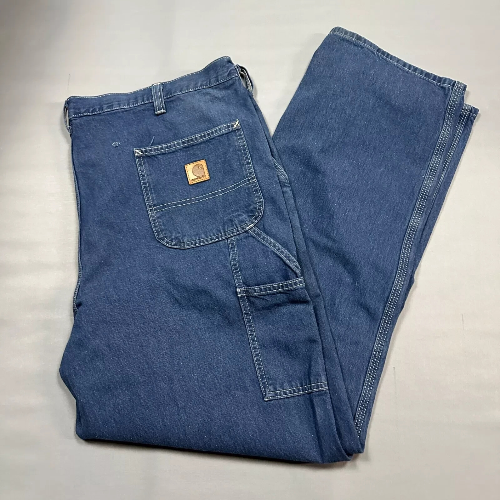 2 Carhartt Carpenter's Jeans Size 40X32 #382-83 - (GOOD) B