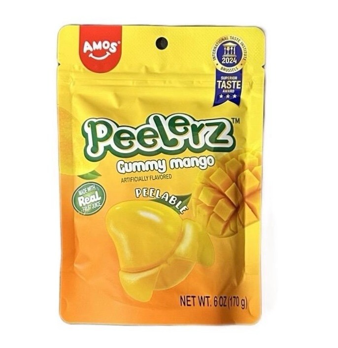 AMOS 6oz Peelerz Peelers Peelable Fruit Gummy Viral Tiktok Candy  - CHOOSE