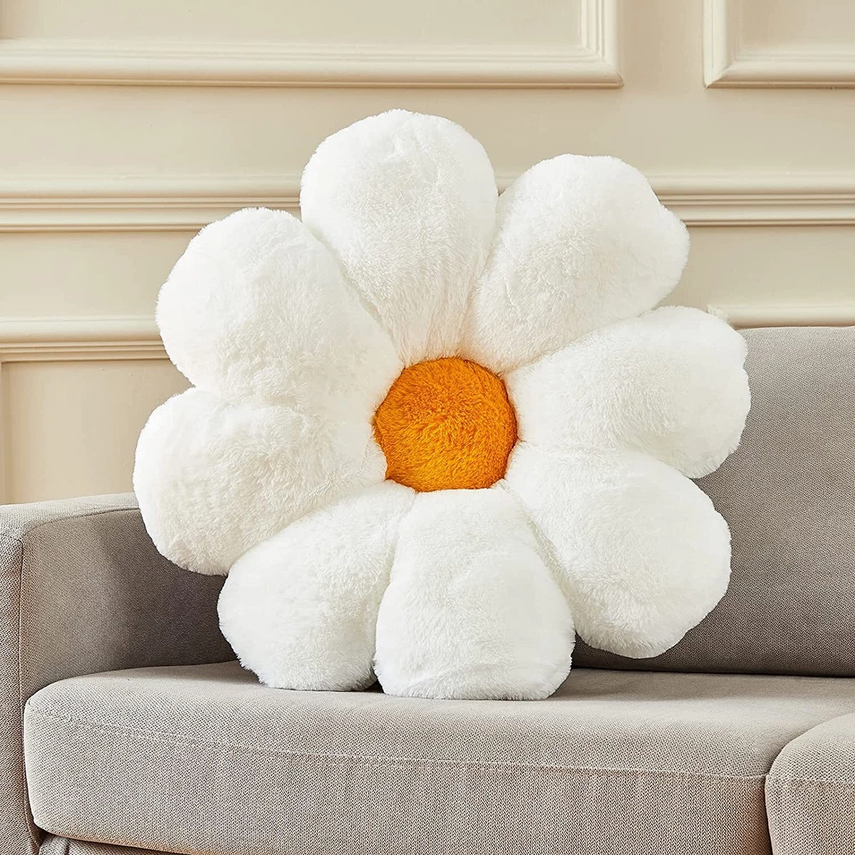 Upgrade Your Home Decor With Soft & Fluffy White Throw Pillow