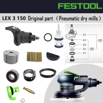 FESTOOL Pneumatic Dry Mill LEX3  Accessories Parts for  rotor blade switc