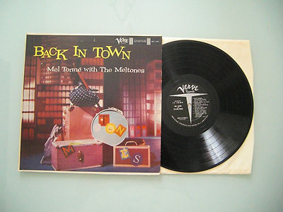 Mel Torme with The Meltones    Back In Town, USA  LP Verve MG V 2120  Vinyl: vg+