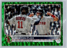 2022 Topps Update #US11 Boston Flex Green Foil #/499