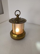 1930s-era Brass Binnacle Lantern Manufactured By Chase Brass Copper Company 1930s-era Brass Binnacle Lantern Manufactured By Chase Brass Copper Company