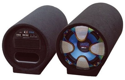 Pyle 8-Inch 250W Subwoofer Tube Amplified Speaker PLTAB8