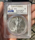 2016 Silver American Eagle MS-70 PCGS (First Strike).