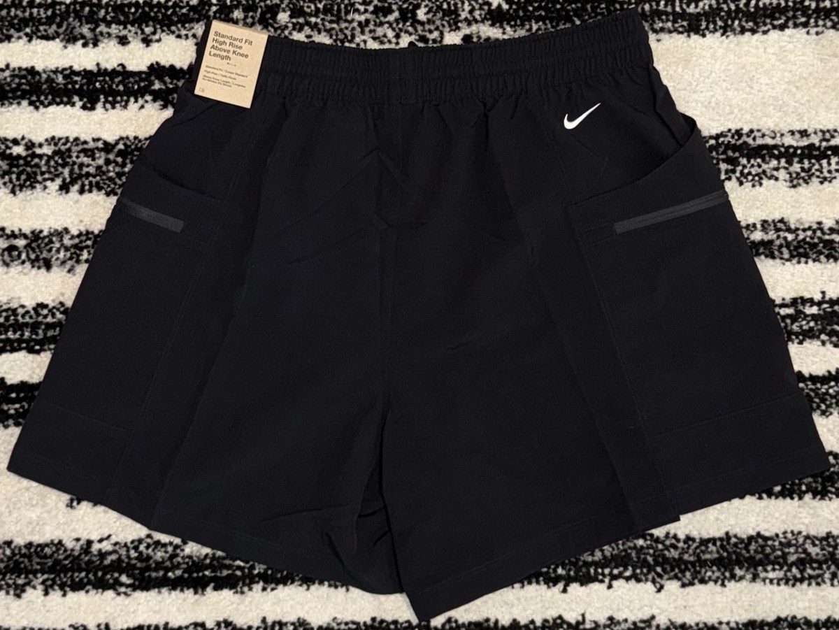 Nike ACG Death Bloom Hiking Shorts Black High Rise HV6387-010