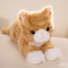 Cat Yellow 21 Inch Stuffed Animal Plush Toys Toddler Dolls Kids Gifts