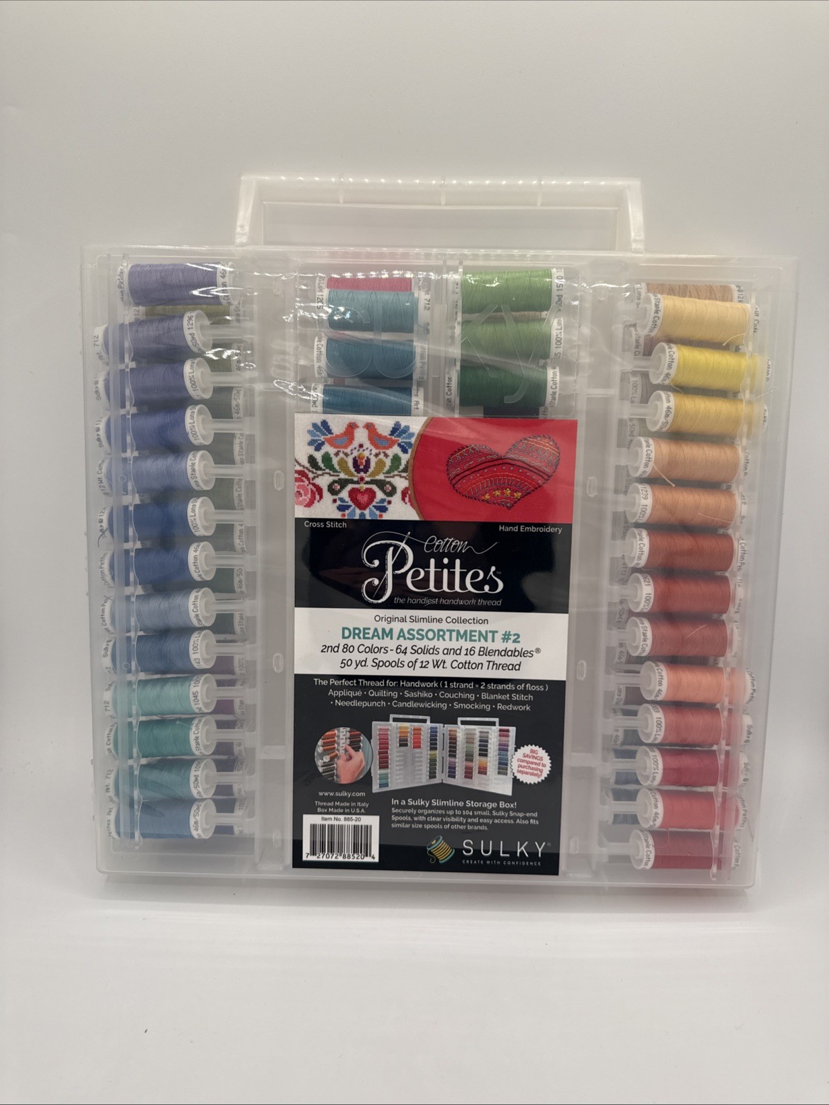 Sulky Italian Thread Dream Assortment #2 Cotton Petites 80 C