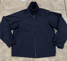 VTG 70s Weather Jack Ely & Walker bomber cafe racer Jacket Size 38 USA MADE Navy