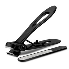Heavy Duty Nail Clippers Set with File for Thick Nails, Men  Women Use