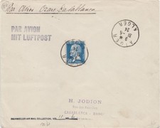 Francia correo aéreo 13 de mayo de 1924 Orán Argelia a Casablanca Latécoère Jodion Pasteur