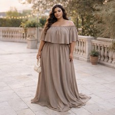 Show Me Your Mumu Hacienda Bridesmaid Off Shoulder Maxi Dress NWT Size XXL