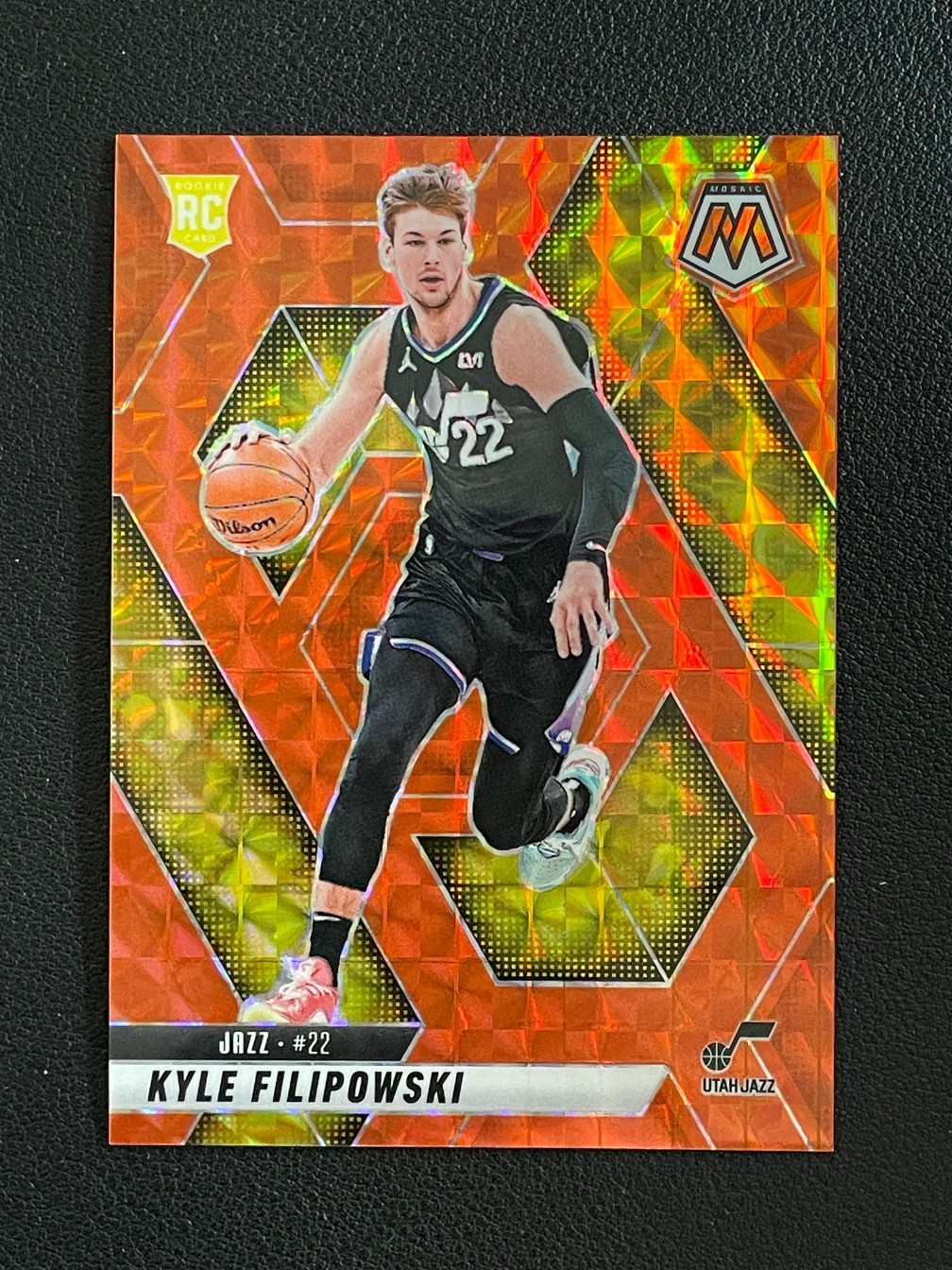 Kyle Filipowski 2024-25 Panini Mosaic Orange /249 #231