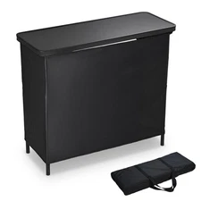 InstaHibit EZ GO Folding Portable Bar Table Carrying Bag Aluminum Party Patio