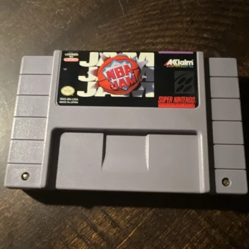 NBA Jam Super Nintendo SNES Acclaim Sports Basketball NTSC