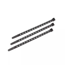 8 In. Mountable Cable Tie with 90 Lbs. Tensile Strength, Black 100-Pack NEW