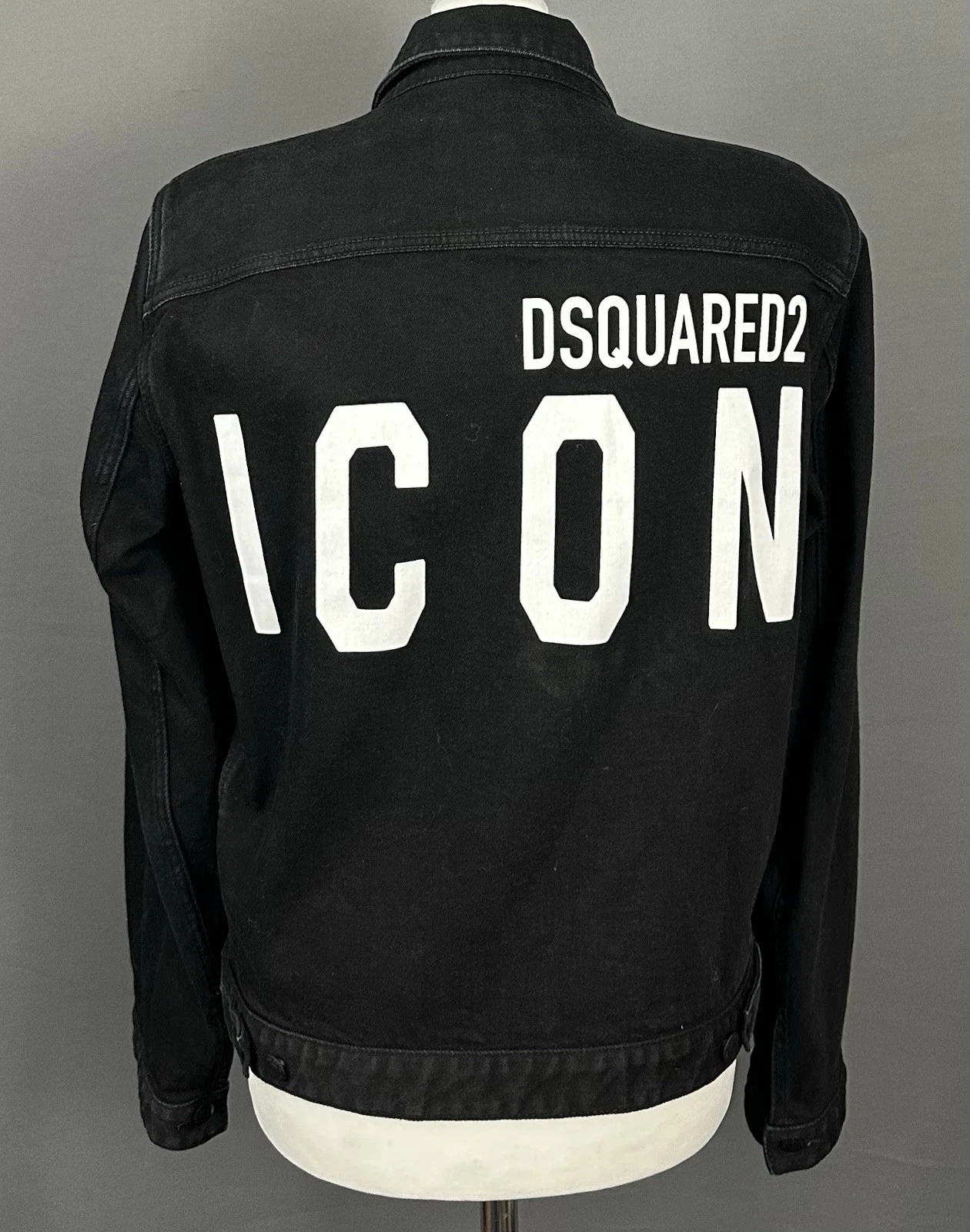 DSQUARED2 ICON DENIM JACKET / JEAN COAT - Men's Size IT 50 - Large L - 40" Chest
Opens in a new wind