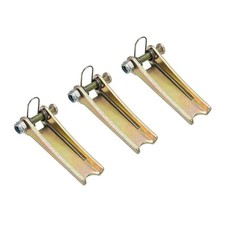 3 Pack 2 Inch Hook Safety Latch Kit Metal Towing Hitch Replacement Golden
