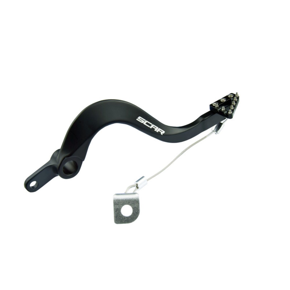 Free Shipping Rear Brake Pedal SCAR-Black For Motorcycle Parts Accessories