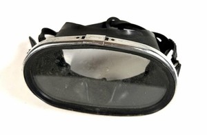 Vtg Nemrod DUR Snorkeling Scuba Glass Goggles Mask