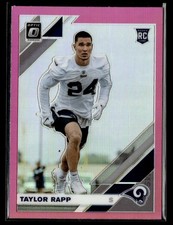 2019 Donruss Optic #129 Taylor Rapp Pink Rookie Card Los Angeles Rams