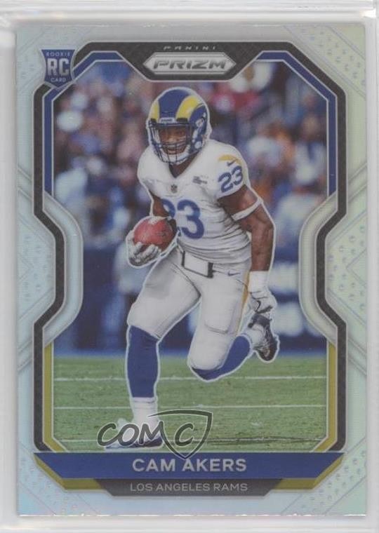 2020 Panini Prizm Rookie Silver Prizm Cam Akers #376 Rookie RC 0ii1