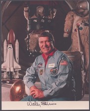 WALLY M. SCHIRRA - PHOTOGRAPH SIGNED