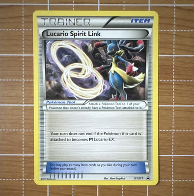 The Pokémon Company Pokémon TCG XY Lucario Spirit Link XY211 Regular Eng Promo